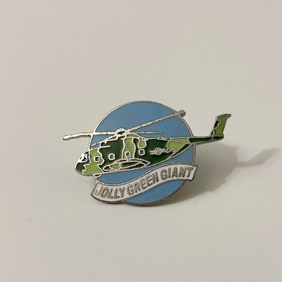 US Air Force Pin Jolly Green Giant Helicopter USAF Search Rescue - Picture 2 of 11